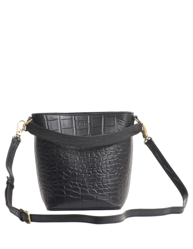 O My Bag - Bobbi Bucket Black Croco