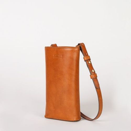 O My Bag - Charlie Phone Bag - Cognac Classic Leather